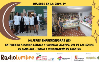 Mujeres emprendedoras. AlmaZen. Husillos (Palencia)