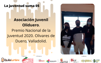 Asociación Juvenil Oliduero, Premio Nacional de la Juventud 2020. Olivares de Duero, Valladolid.