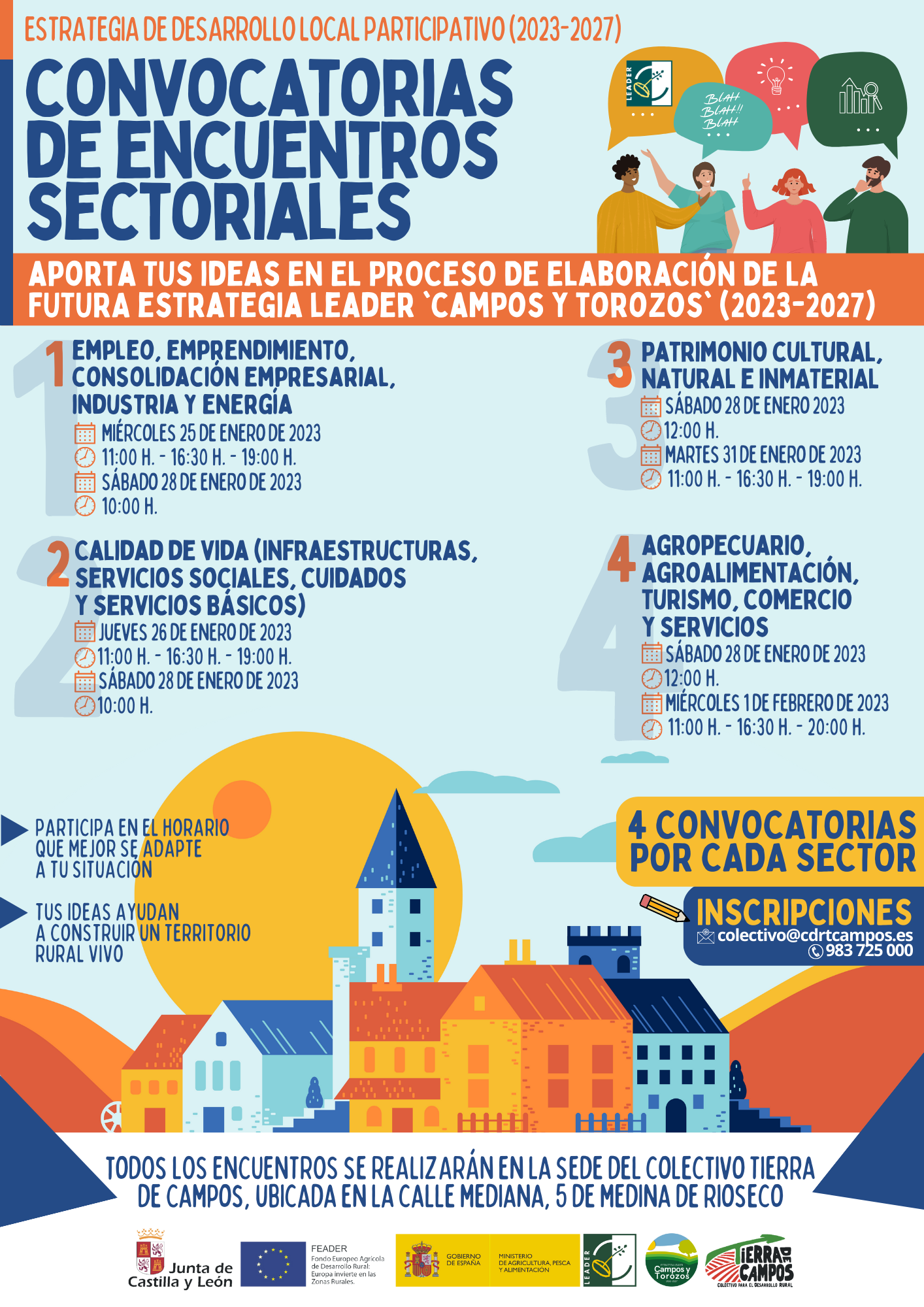 El Colectivo Tierra De Campos Prepara Su Estrategia LEADER 2023-2027 ...